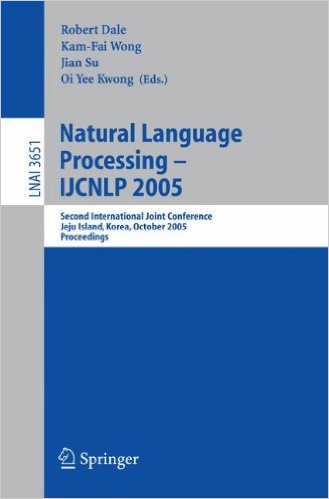  Natural Language Processing – IJCNLP2005
